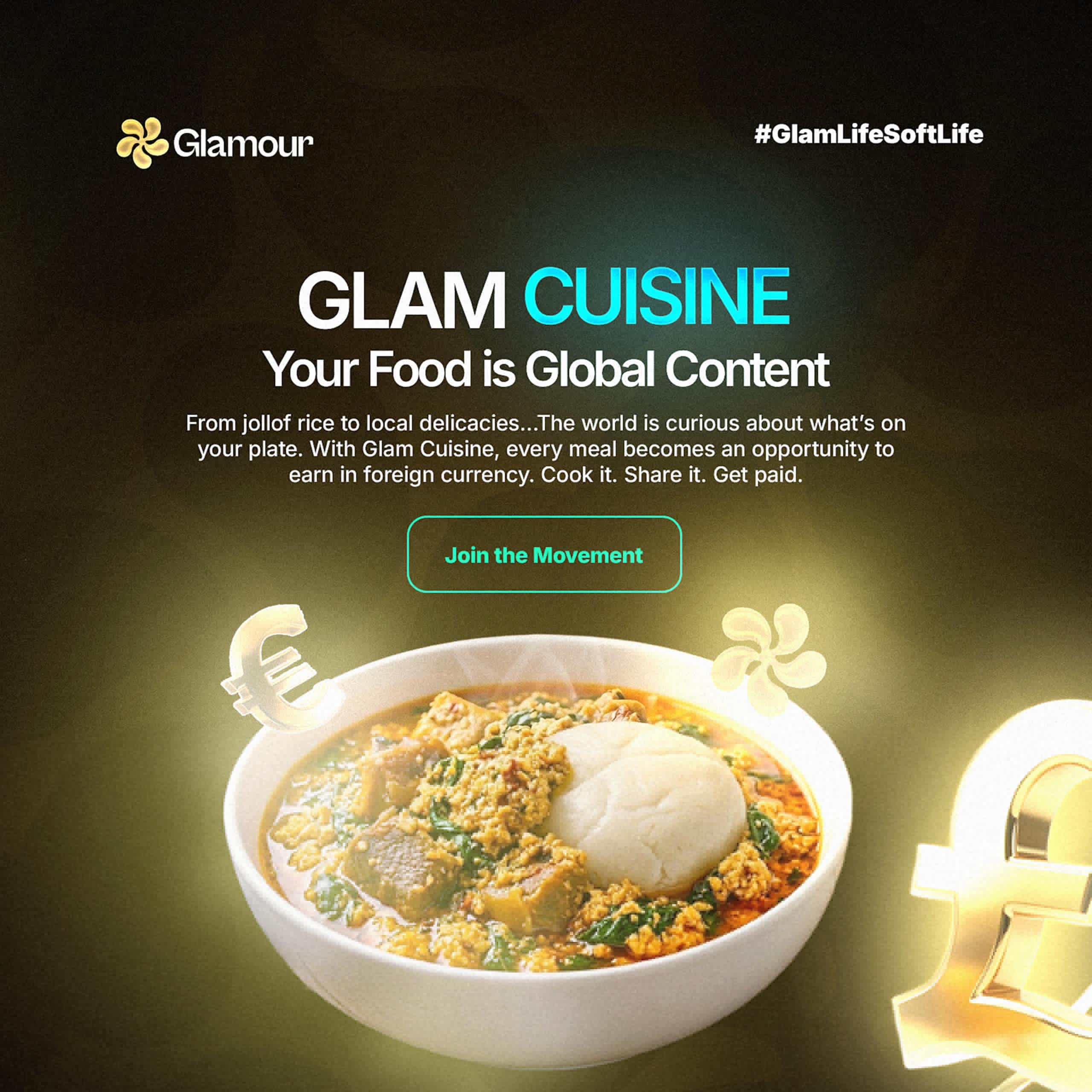 Glam Cuisine Banner